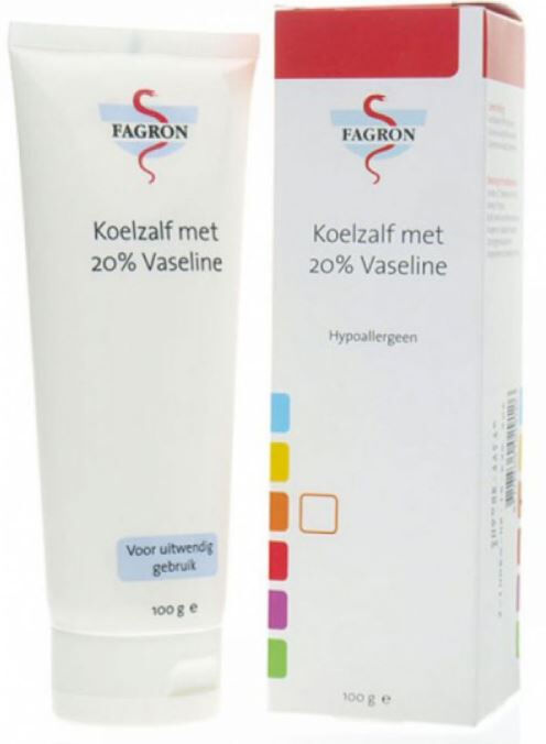 Fagron Koelzalf met vaseline per stuk.