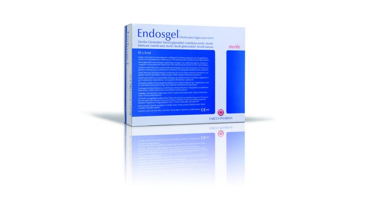 Endosgel glijmiddel in spuit 11ml met chloorhexidine per 10st.
