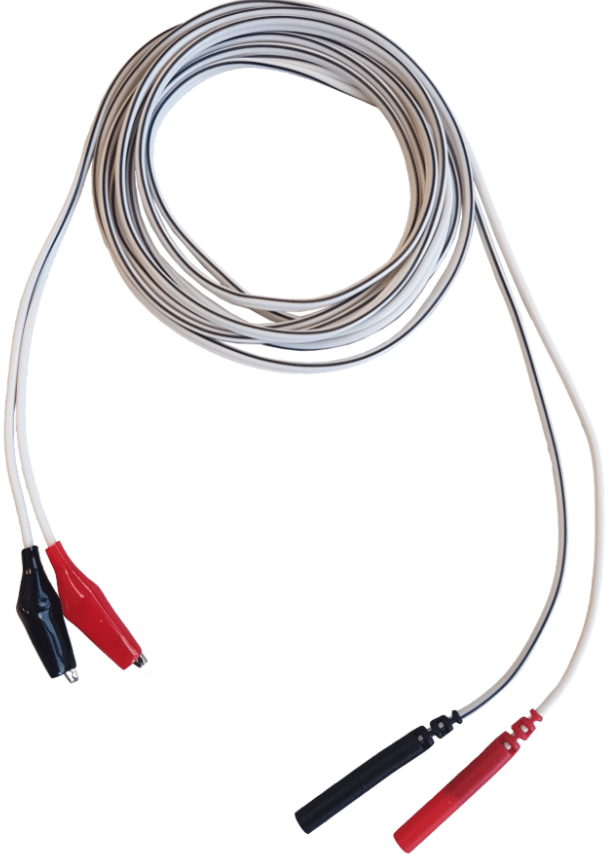 Fiab PSA pacing kabel 200cm grijs 2mm plug per 10ST - afbeelding 0