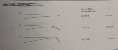 RK fijn chirurgisch pincet 10,5cm lang 