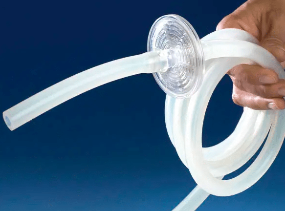 Filter 64mm met 8mm connector voor Hospivac 400 met siliconen slangen per stuk - afbeelding 1