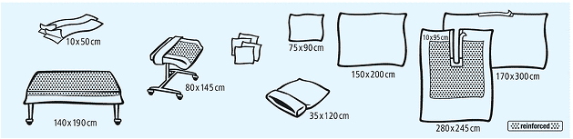 Foliodrape sets orthopedie & traumat. protect plus heupset Il per 3st.