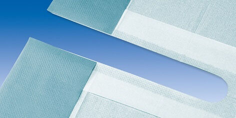 Foliodrape splitlakens protect 2-laags 225x280CM met 10x95CM split per 13ST