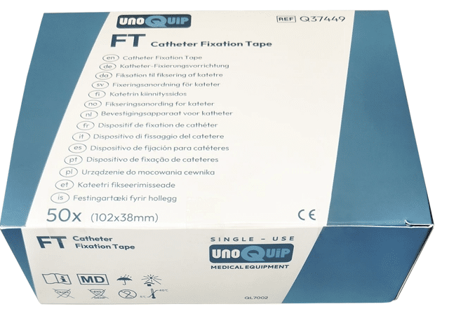 Unoquip katheterfixatiepleister FT 102x38mm per 50ST - afbeelding 3