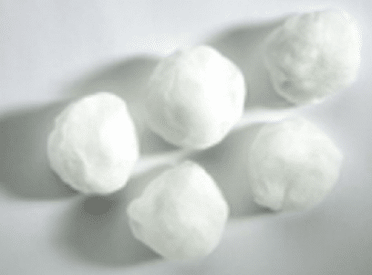 Molnlycke ronde gaasdepper nr. 3 per 250st. niet steriel - uitlopend