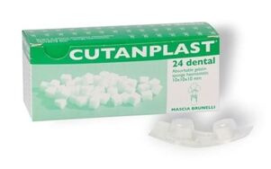 Cutanplast gelatinespons 7x5x1cm per 20x1st. 