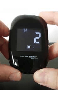 eenvoudige compacte bloedsuikermeter glucofix tech sensor