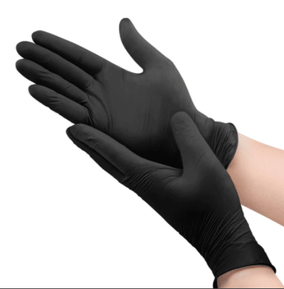 Voordelige nitril handschoenen zwart
