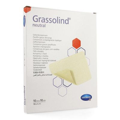Grassolind zalfkompres steriel 10x20cm per 30st