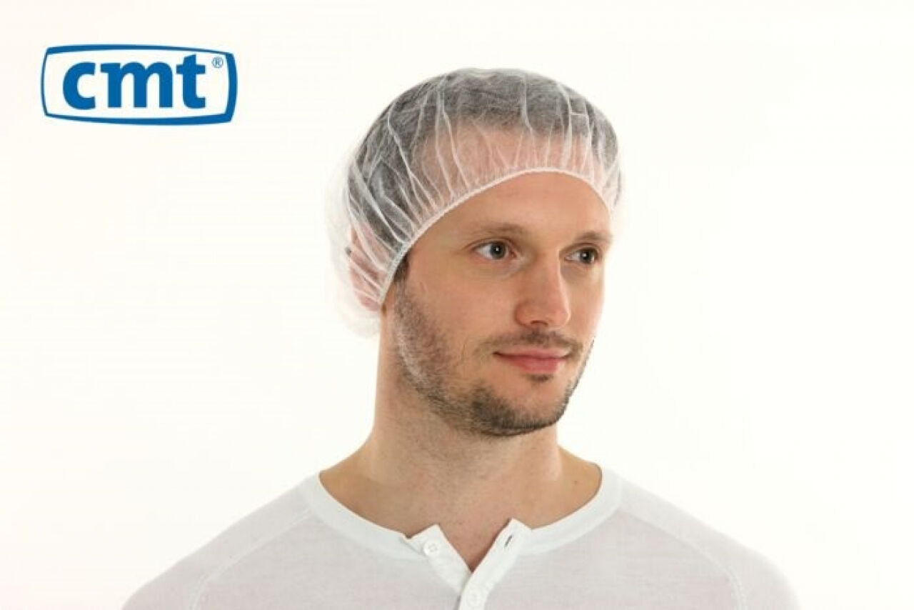 Haarnet Wit CMT Non Woven per 100st.