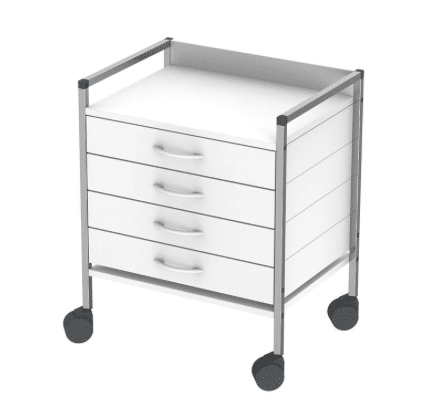 Haeberle instrumentenwagen Variocar  5 laden 45x60x83cm