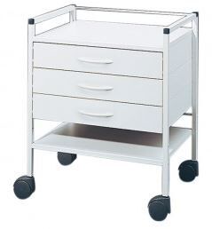 Haeberle instrumentenwagen 3 laden 45x60x83cm