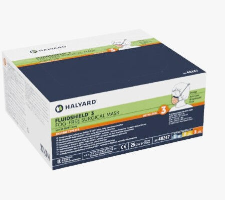 Halyard FluidShield condensvrij chirurgisch masker met SO soft voering 