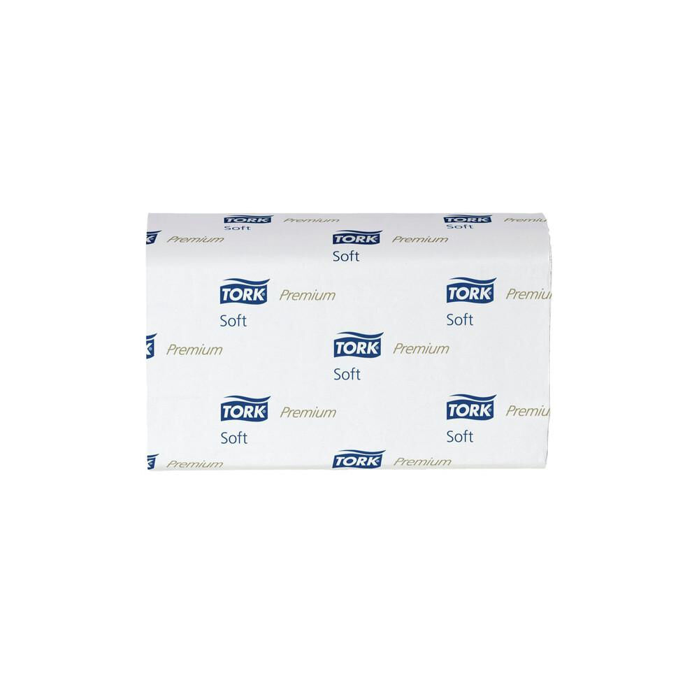 Handdoek Tork H2 100288 soft wit 21x34cm 21x110st. per doos - afbeelding 1