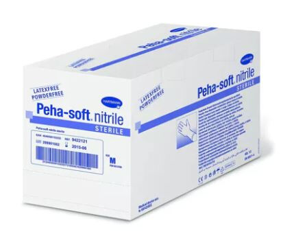 Peha-Soft nitril steriele handschoenen per 50 paar