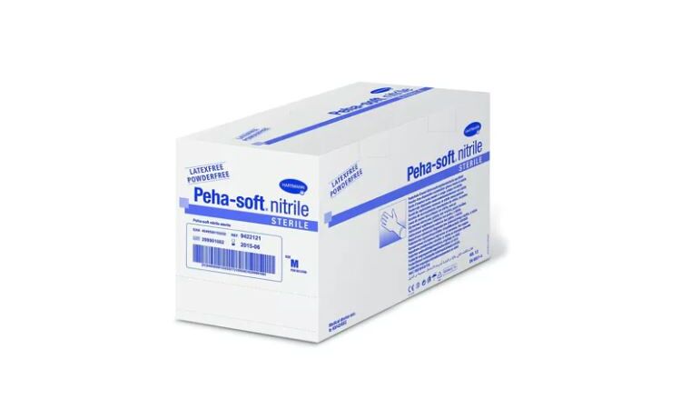 Peha-Soft nitril steriele handschoenen poedervrij
