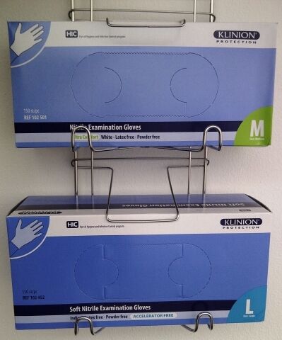 Handschoenhouder voor aan de wand voor 1 doos per stuk