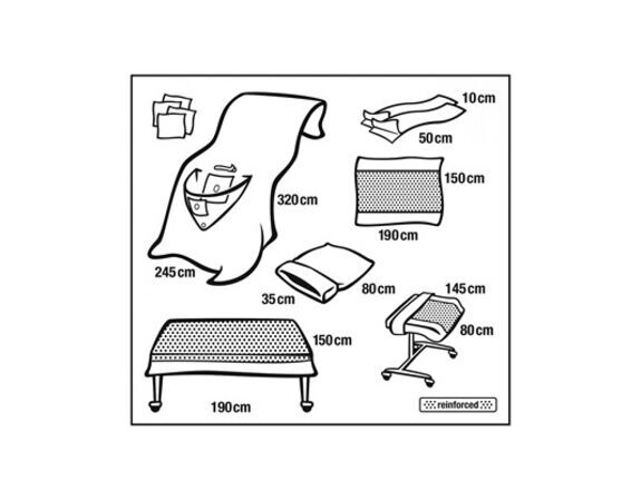 Foliodrape sets orthopedie & traumatologie protect artroscopie per 7st. 