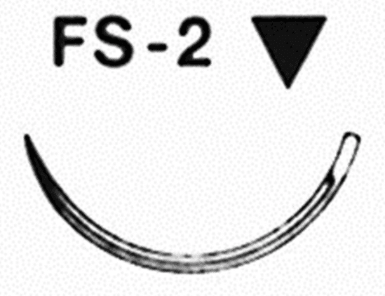 hechtnaald 3/8ste snijdend FS-2