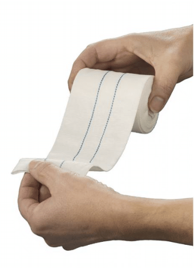 Heka fast multistretch naadloos buisverband blauwe lijn