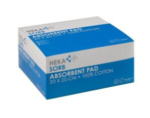 Hekasorb absorberend verband 20 x 20 cm per 25 stuks