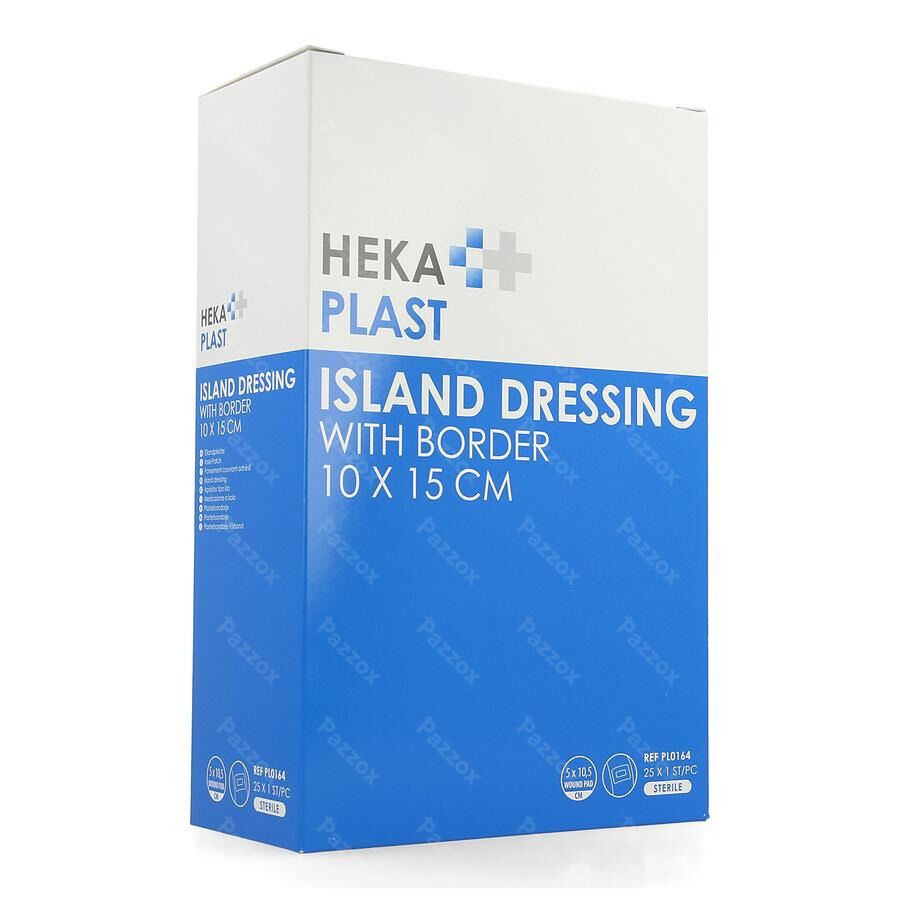 Hekaplast Border eilandpleister 10x15cm