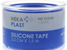 Hekaplast silicone tape 2.5CM x 1.5M per 12ST