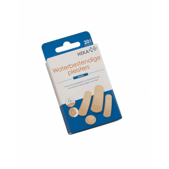 Hekaplast Wondpleister Waterbestendig incl. 4 x 5 verschillende strips