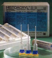 Histoacryl huidlijm weefsellijm 0,5ml blauw per 5 ampullen