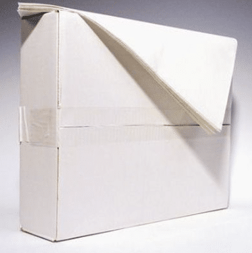 Akzenta hoofdsteunzakken 28x36cm wit per 1000st. - afbeelding 0