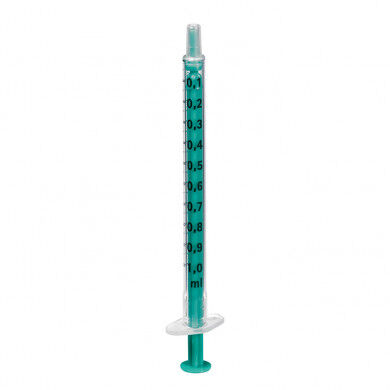HSW injectiespuit 1ml norm-ject TBC per 100st.