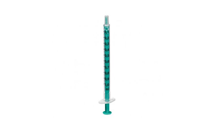 HSW injectiespuit 1ml norm-ject TBC per 100st. - afbeelding 0
