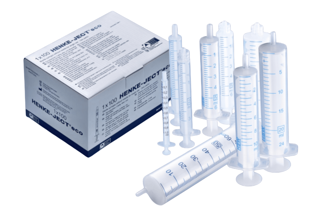 HSW injectiespuit 1ml norm-ject TBC per 100ST