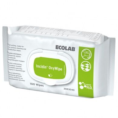 Ecolab incidin alcohol desinfectiedoekjes 20x20cm per 100st. - afbeelding 0