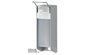 Ingo-man classic 1L desinfectiedispenser met korte hendel aluminium