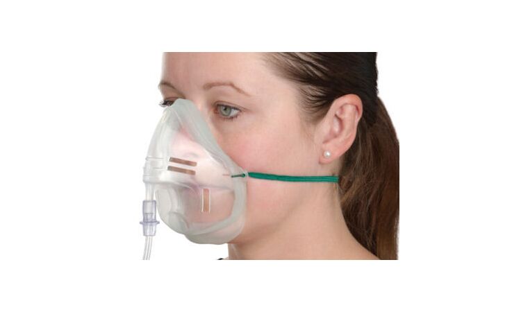 Intersurgical Ecolite softseal zuurstofmasker met slang 2.1m per stuk - afbeelding 0