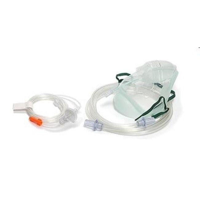 Intersurgical Sentri ETCO2 masker volwassenen met Co2 monitorlijn, filter en zuurstofslang per 30st