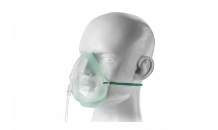 Intersurgical Ecolite softseal zuurstofmasker met slang 2.1m per stuk - afbeelding 1