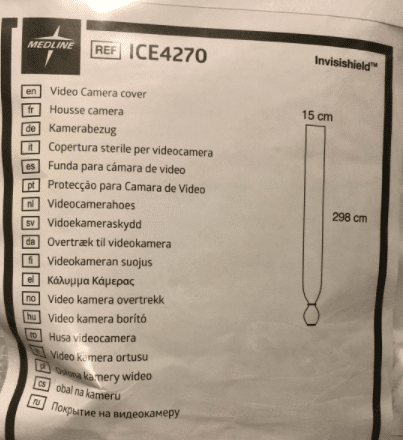 Invisishield concertina camerahoes steriel