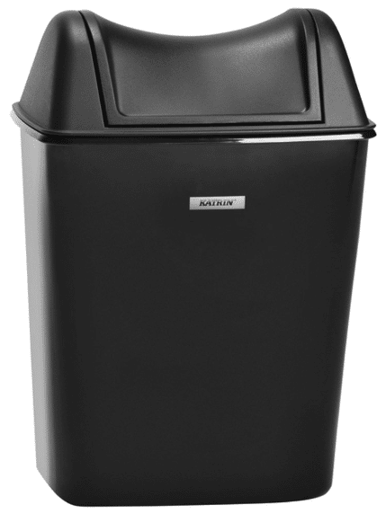 Katrin Afvalbak 8 ltr zwart - afbeelding 0
