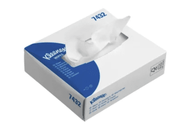Kimcare medical wipes intergevouwen tissues wit 18,6x10,8cm per 66dz x 80 doekjes