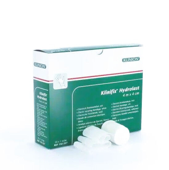 Klinifix Hydrolast elastisch fixatiewindsel 4cmx4m per 20ST