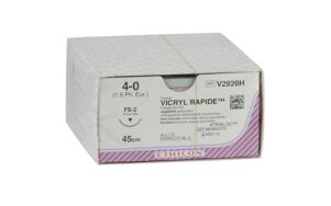 Vicryl Rapide hechtdraad 4-0 FS2S naald V2920H per 36st. 45 cm draad