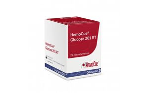 Hemocue cuvetten glucose ongekoeld RT HB201 per 25st. niet steriel ref. 114701