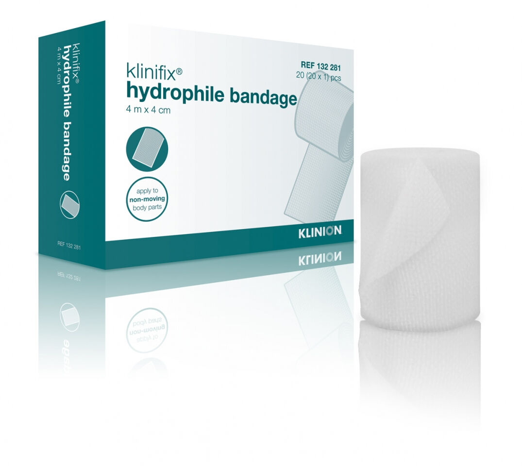 Klinion Klinifix Hydrolast elastisch fixatiezwachtel 6cmx4m per 20st.