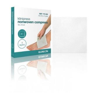 Klinion nw compres nonwoven kompres consumentenverpakking steriel
