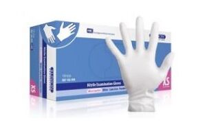 Klinion ultra comfort wit nitril handschoenen poedervrij Large per 150st. - LET OP: THT 30-12-2023