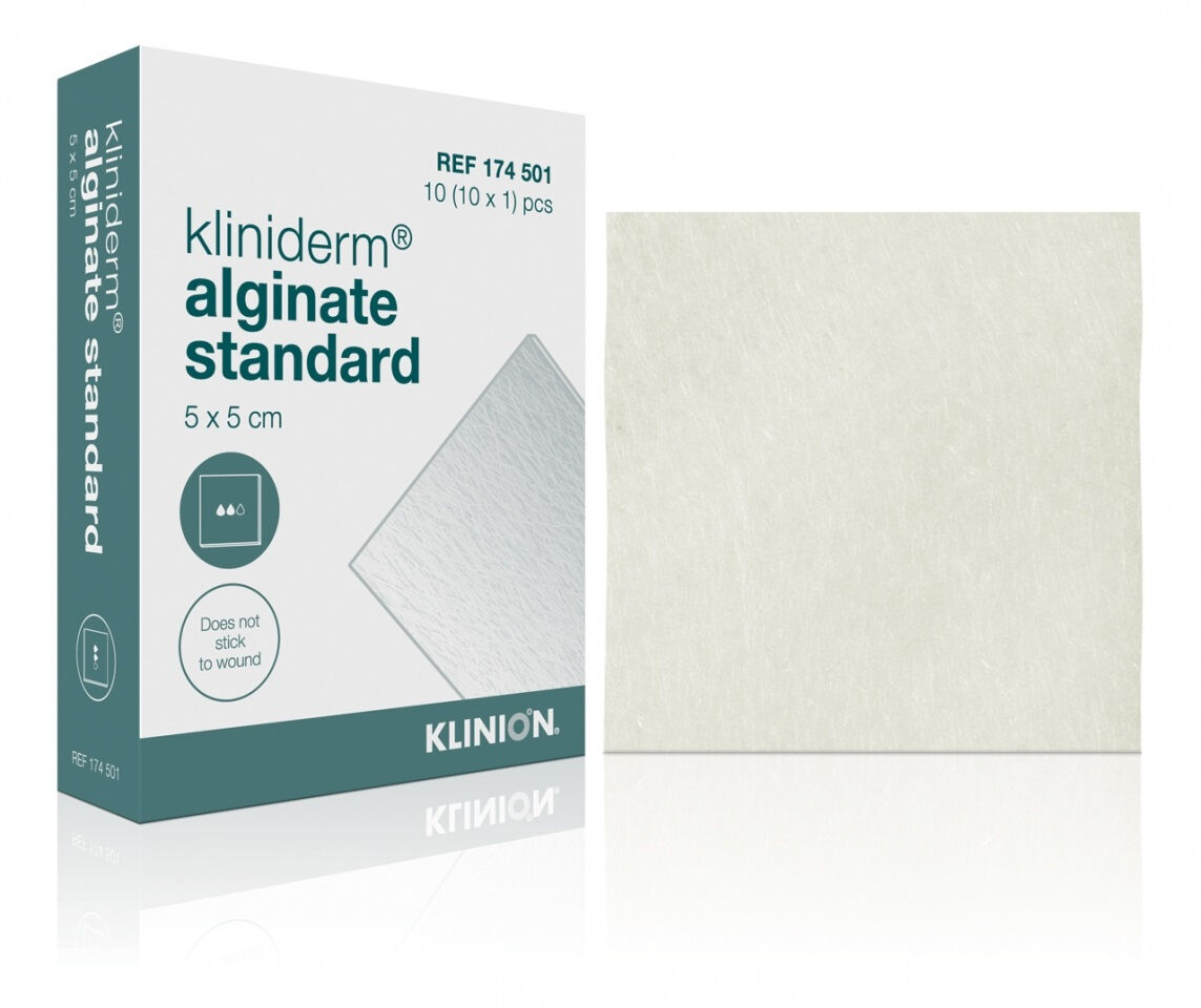 Kliniderm Alginate standaard - alginaat wondverband 10x10cm 10 stuks 