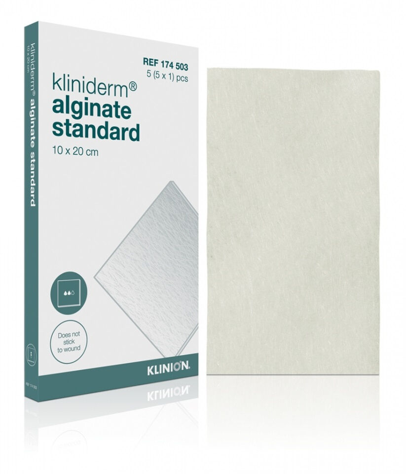 Kliniderm Alginate standaard - alginaat wondverband 10x20cm 5 stuks