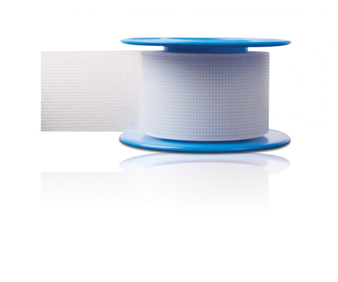 Kliniplast transparante hechtpleister 2,5cmx5m per 12 stuk